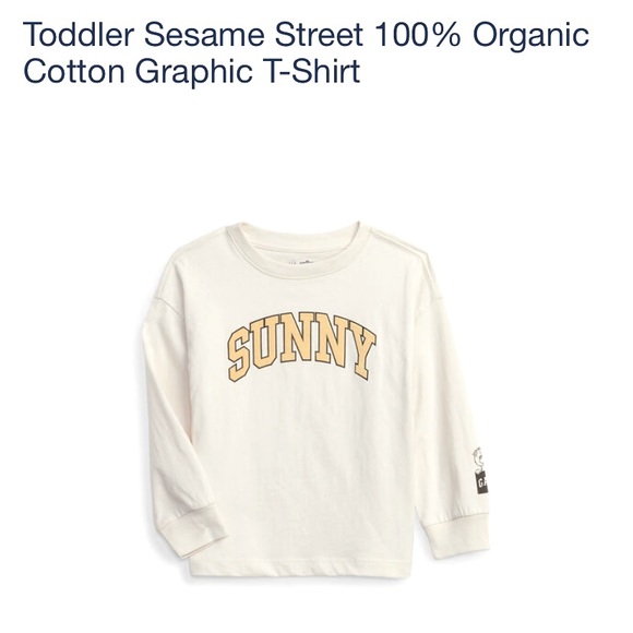 Gap Toddler Sesame Street Long Sleeve graphic tee - Picture 1 of 4